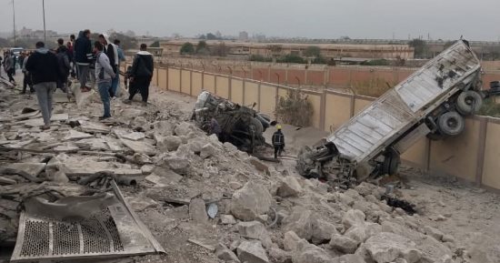 الحصيلة النهائية لحادث الطريق الأوسطى.. مصرع 4 وإصابة 8 فى تصادم 7 سيارات