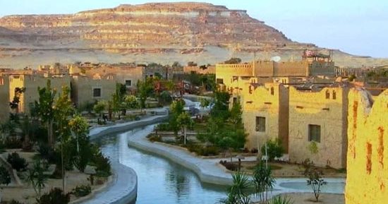 واحة سيوة.. طبيعتها الخلابة وضعتها ضمن أشهر المقاصد الشتوية العالمية