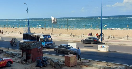 بطول 700متر.. مراحل توسعة كورنيش الإسكندرية