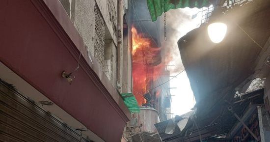 إخماد حريق داخل فندق فى الهرم دون إصابات