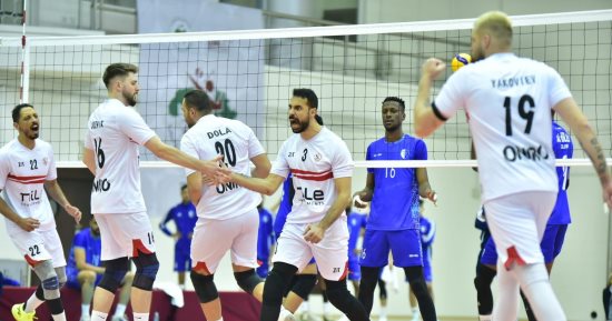  طائرة الزمالك يتأهل لنصف نهائى البطولة العربية