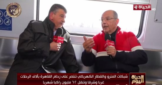 "القومية للأنفاق": تتساوى المصروفات والإيرادات بالقطار الكهربائي مع اكتمال مراحله