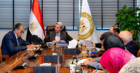 وزيرة البيئة تستقبل الدكتور خالد فهمى المدير التنفيذى الجديد لمركز "سيدراي"