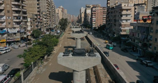 شاهد أعمال تنفيذ مشروع المرحلة الأولى من مترو الإسكندرية.. صور