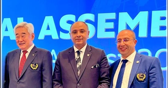 محمد مصطفى نائباً لرئيس اتحاد البحر المتوسط للتايكوندو