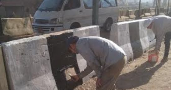 تطوير وتجميل موقف المعلمين بحى غرب أسيوط