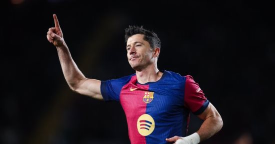 برشلونة ضد رايو فاليكانو.. ليفاندوفسكي يقترب من الهدف رقم 100