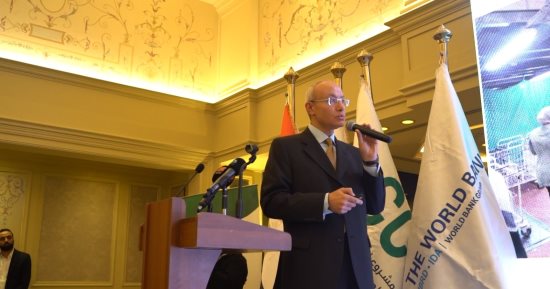 وزيرة البيئة تشهد عرضا تقديميا حول أهداف مشروع إدارة تحسين تلوث الهواء