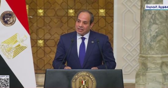الرئيس السيسى: ما يحدث فى البحر الأحمر لا يمكن فصله عن العدوان على غزة