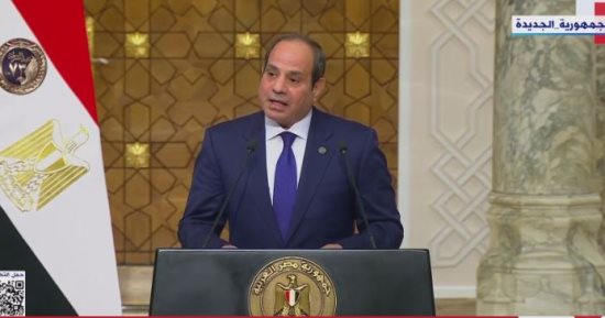 الرئيس السيسى: لا يمكن التنازل عن ثوابت مصر تجاه القضية الفلسطينية