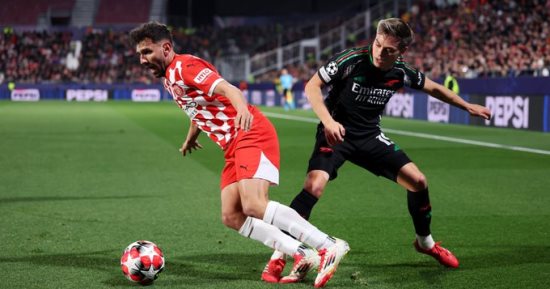 جيرونا ضد أرسنال.. الجانرز يتفوق 2 - 1 فى الشوط الأول بدوري الأبطال "فيديو"