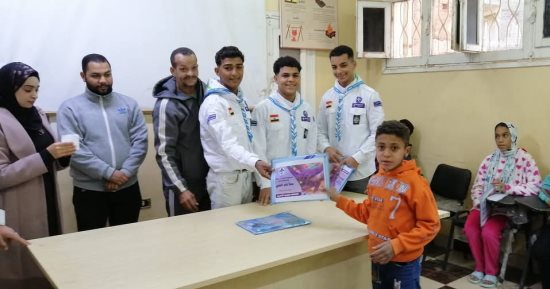 مركز شباب الحما بسوهاج يطلق مبادرة "معاً فى الخير" لدعم الأيتام.. صور 