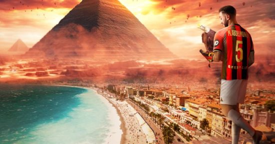 نيس الفرنسي يحتفل بعيد ميلاد محمد عبد المنعم