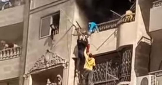 شاهد جديد على شهامة المصريين.. الجيران يكشفون تفاصيل حادث حريق فيصل