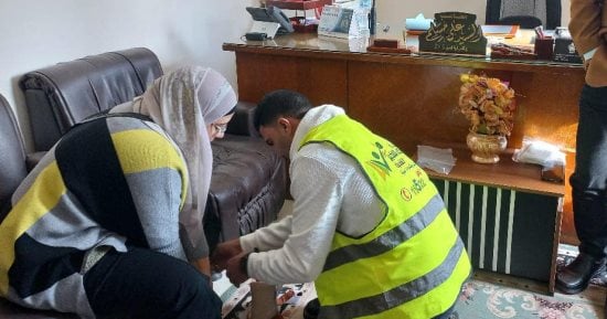 وكيل تضامن كفر الشيخ: تسليم جهاز تعويضي لحالة بتر بالقدمين لفتاة