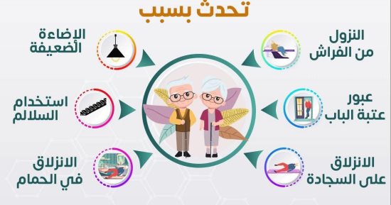 وزارة الصحة تكشف أسباب الحوادث الشائعة لكبار السن.. تفاصيل