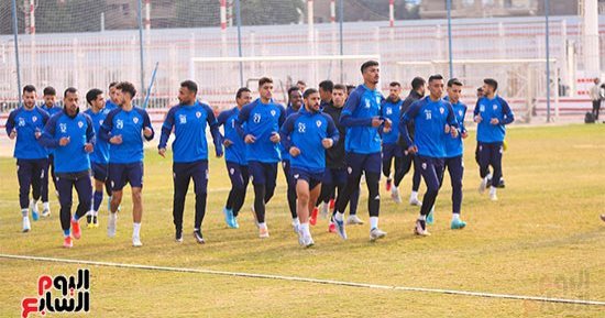 تدريب الزمالك.. جلسة بين جروس واللاعبين وتدريبات بدنية خاصة