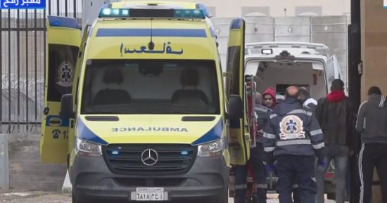 وصول دفعة جديدة من المصابين بقطاع غزة للعلاج فى المستشفيات المصرية