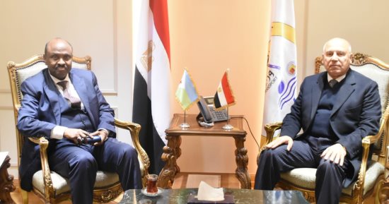 نائب رئيس الوزراء يبحث تدشين خط بحرى بين مينائى سفاجا وجيبوتى