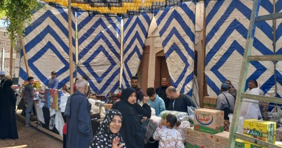 رئيس مدينة الطود يفتتح سوق اليوم الواحد بقرية المريس.. صور