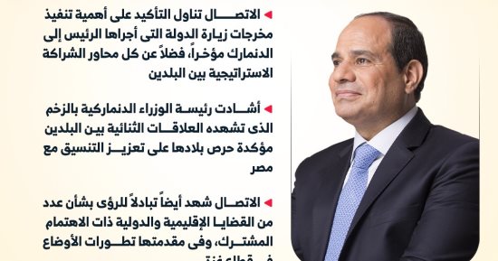 مصر والدنمارك يشددان على ضرورة بدء إعادة إعمار غزة دون تهجير (إنفوجراف)