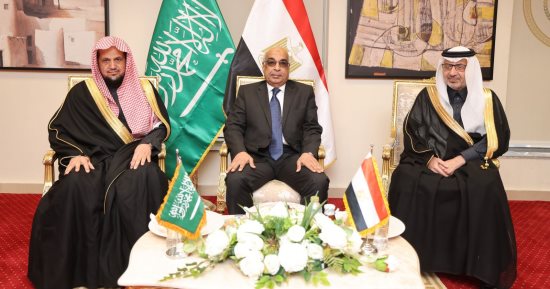 وزير العدل يستقبل النائب العام السعودى وسفير المملكة بالقاهرة 