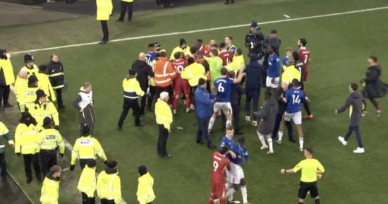 بيان مشترك من ليفربول وإيفرتون بعد أحداث الديربي فى الدورى الإنجليزى