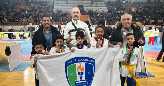 تايكوندو نادى مطوبس يقتنص 5 ميداليات فى بطولة كأس مصر للتايكوندو