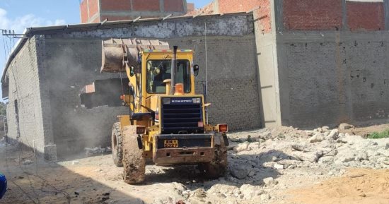 تنفيذ 20 قرار إزالة تعديات على أراضى أملاك الدولة بالإسكندرية