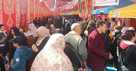 إقبال كبير على سوق اليوم الواحد فى القنطرة غرب بالإسماعيلية.. فيديو