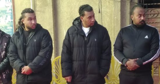 أورتيجا يتلقى العزاء فى وفاة والده بجوار منزل الأسرة بحلوان