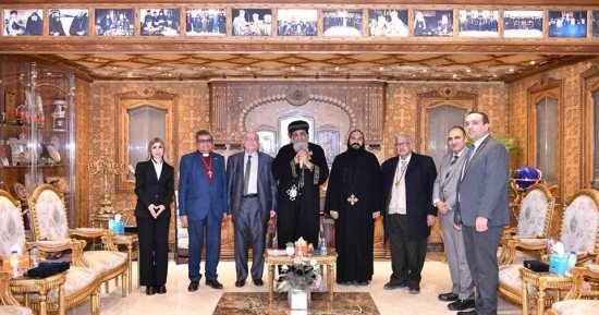 البابا تواضروس يستقبل الأمين العام لمجلس كنائس الشرق الأوسط
