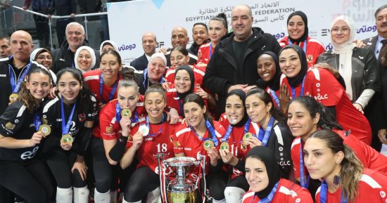 الأهلي فى مواجهة بطل كينيا ببطولة أفريقيا لسيدات الطائرة