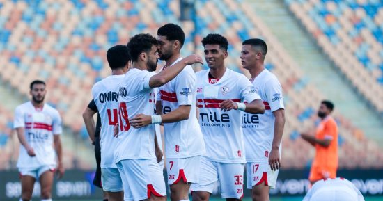 الزمالك يصل استاد المقاولون استعدادًا لمواجهة إنبى