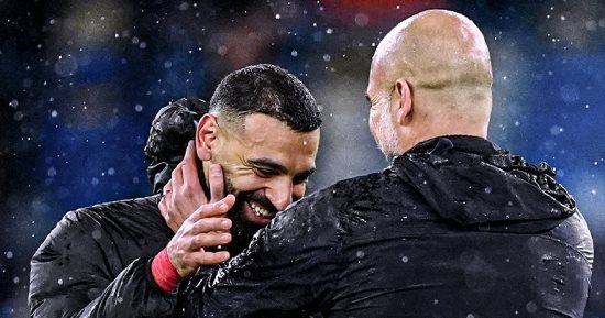 جوارديولا يدعو جماهير السيتي لتوديع محمد صلاح: أسطورة تستحق التحية