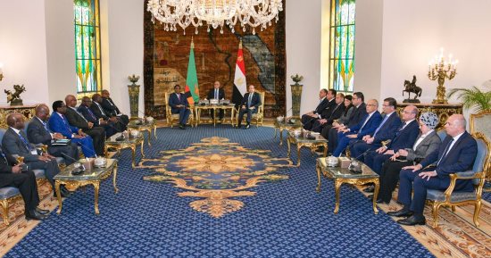 رئيس زامبيا: الرئيس السيسى يعمل من أجل ترسيخ الاستقرار فى العالم العربى والمنطقة