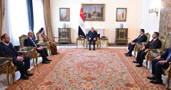 رئيس تيار الحكمة العراقى يؤكد دور مصر في الحفاظ على أمن واستقرار المنطقة 