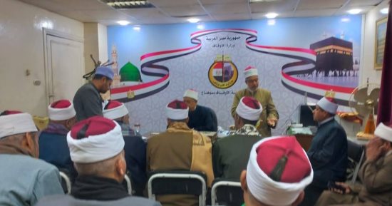 وكيل أوقاف سوهاج يوجه بالمرور على المساجد المعتمدة بالتهجد فى رمضان