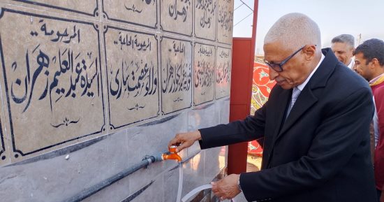 محافظ شمال سيناء يفتتح 4 محطات لتحلية المياه بقرى الشيخ زويد  