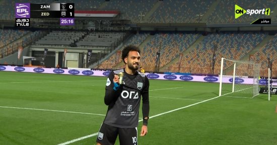 زد يتقدم على إنبى بهدف زيكو فى الشوط الأول بدورى نايل