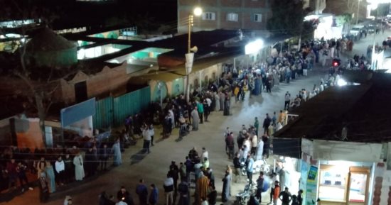 تشييع جنازة 4 من ضحايا حادث تصادم بين سيارتين على الطريق الإقليمى بالمنوفية