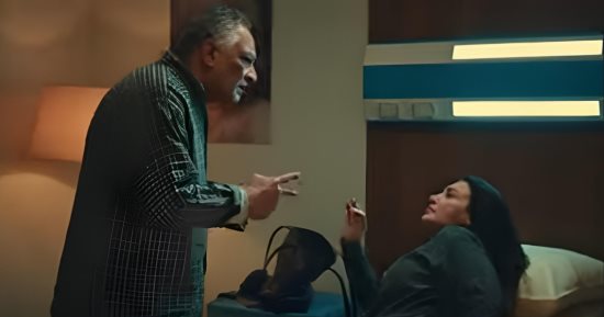 صفعة من حمدى إسماعيل لدينا فؤاد فى مسلسل حكيم باشا