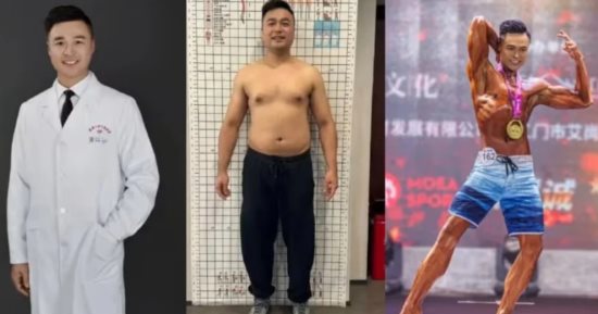 طبيب يفوز بمسابقة كمال أجسام بعد خسارة 25 كيلو من وزنه خلال 42 يوما