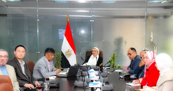 وزيرة البيئة تناقش مع شركة صينية توطين تكنولوجيا زراعة الغابات في مصر