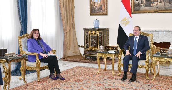 الرئيس السيسى يستقبل مفوضة الاتحاد الأوروبى لشؤون المتوسط