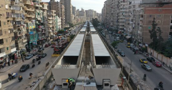 معلومات مهمة عن المرحلة الأولى لمترو الإسكندرية ونسب التنفيذ.. صور