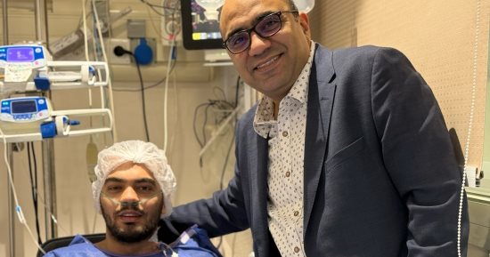 نجاح فريق طبى بجامعة عين شمس فى إجراء جراحة نادرة لشاب أصيب بانشطار بالقلب