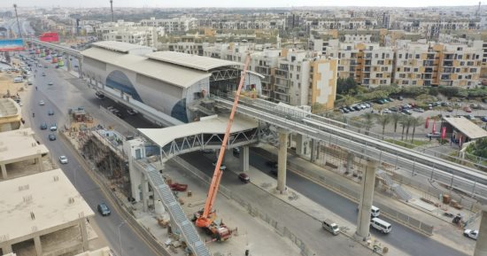 وزارة النقل تنشر صورا للتشطيبات النهائية لمحطات مشروع مونوريل شرق النيل
