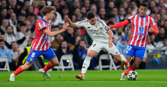 موعد مباراة ريال مدريد ضد أتلتيكو فى إياب ثمن نهائى دورى أبطال أوروبا