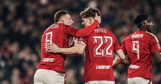 إيبسويتش تاون يودع كأس الاتحاد الإنجليزي بخسارته أمام نوتنجهام فورست بركلات الترجيح